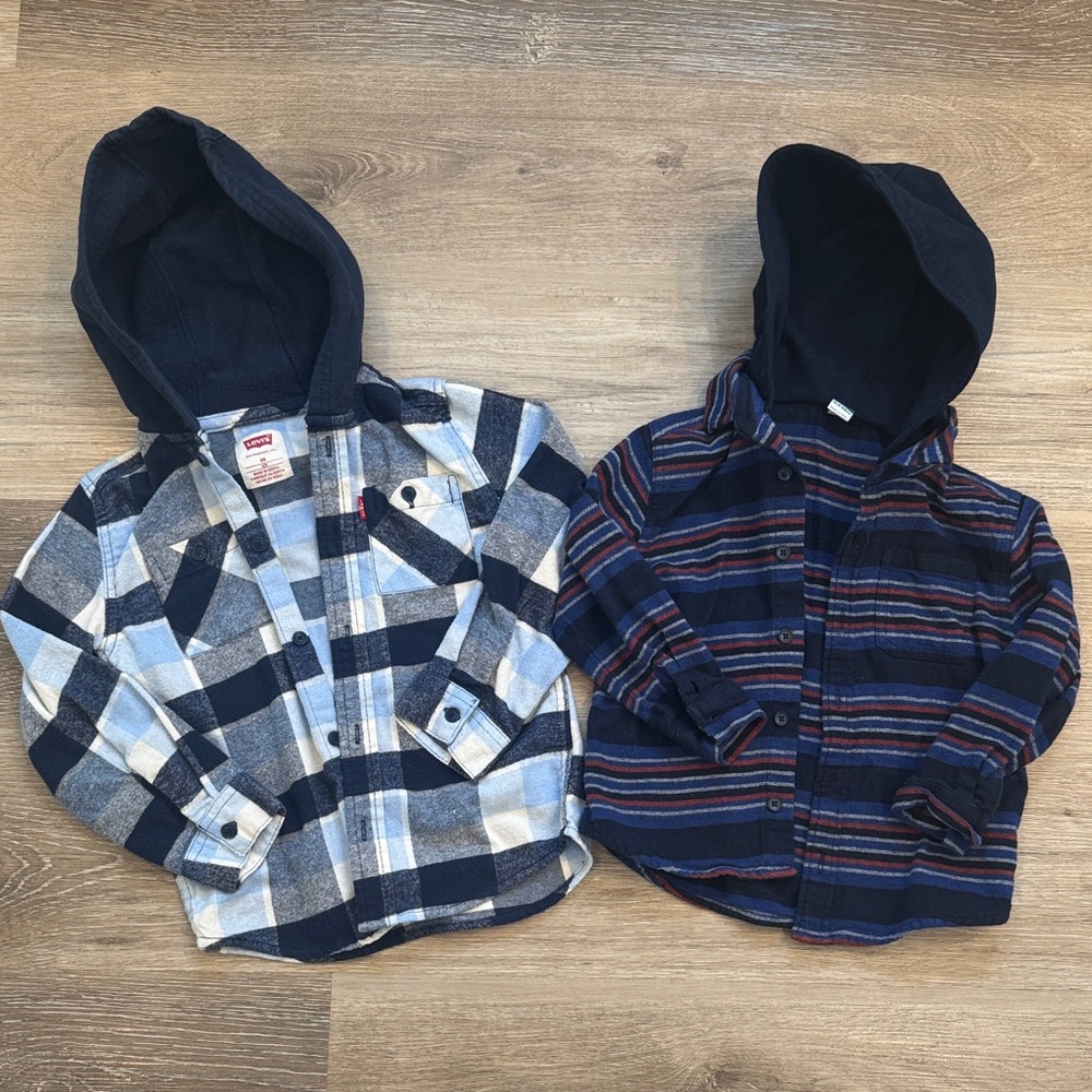 Kids Button Down Shirts- size 4T